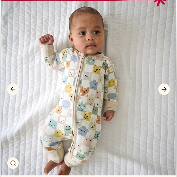 Little sleepies 6-12 months check mate onesie - Picture 6 of 6